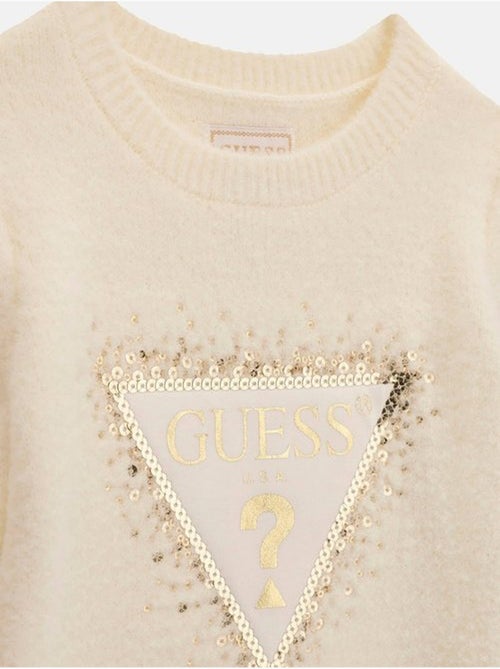 Jurk met lange mouwen - guess kids - Kiabi
