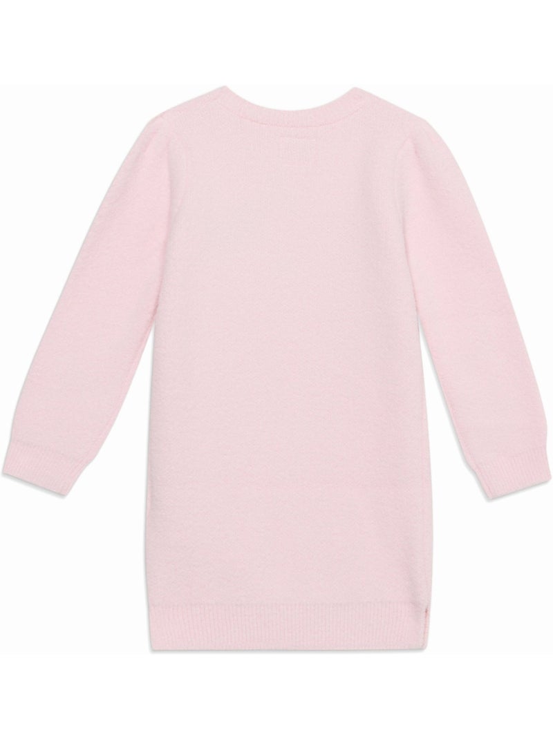Jurk met lange mouwen - guess kids Lichtroze - Kiabi