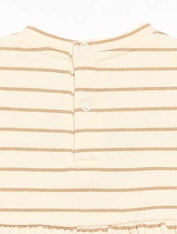 Jurk met lange mouwen en print