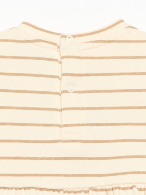 Jurk met lange mouwen en print - Kiabi