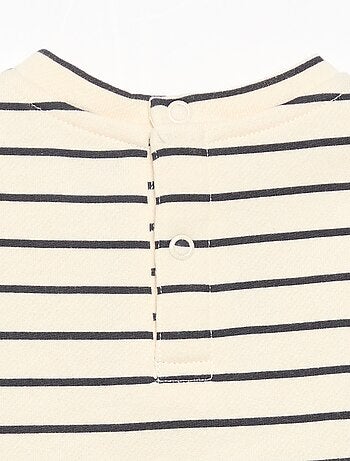 Jurk met lange mouwen en print