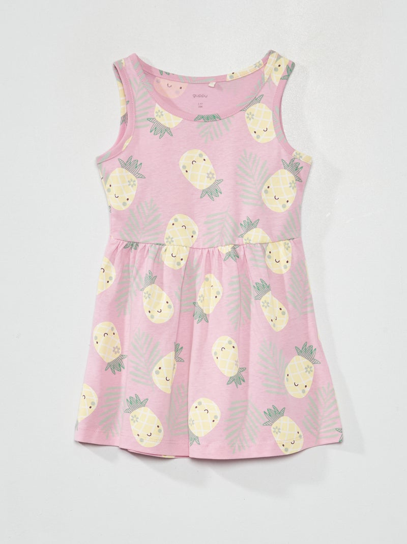 Jurk met motiefje ROSE - Kiabi