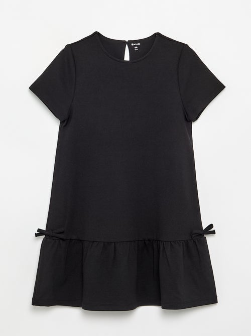 Jurk met print en korte mouwen - Kiabi