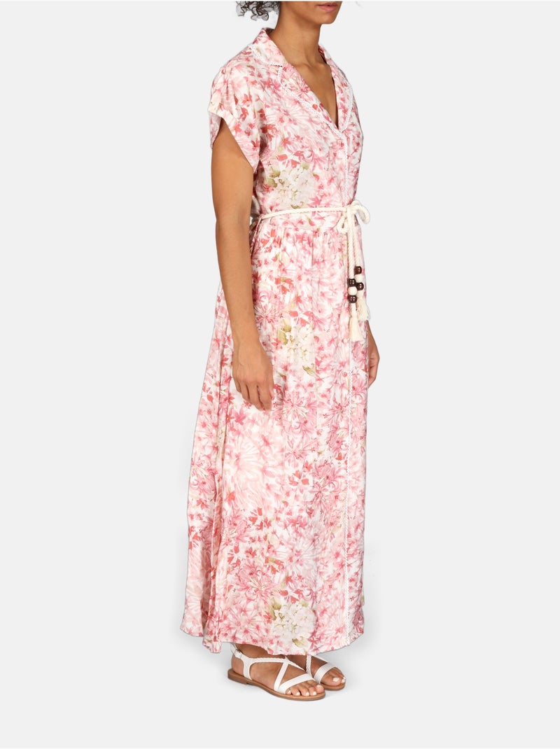 Jurk met prints Roze - Kiabi
