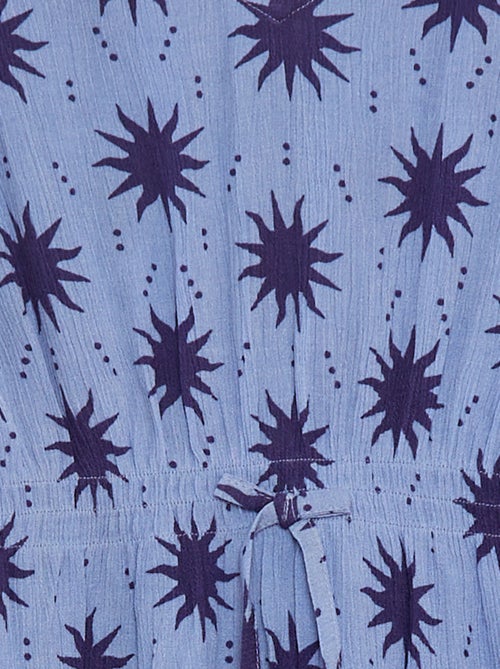 Jurk met volants en print - Kiabi