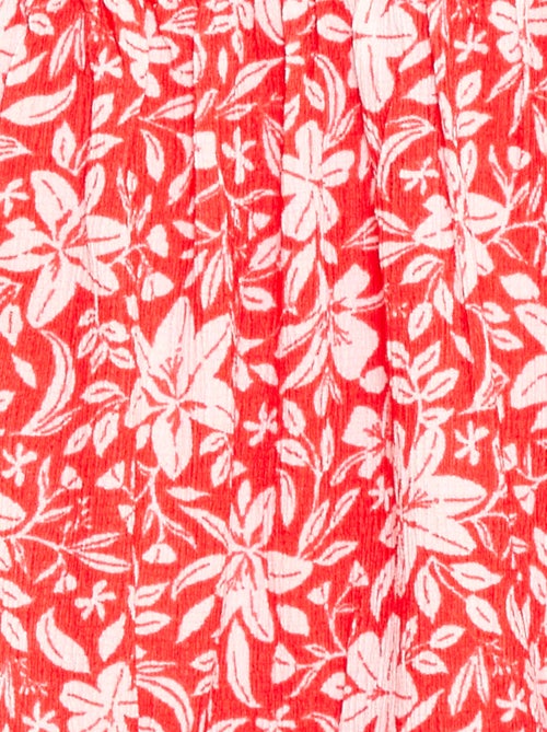 Jurk van ajourtricot met openingen aan de zijkanten - Kiabi