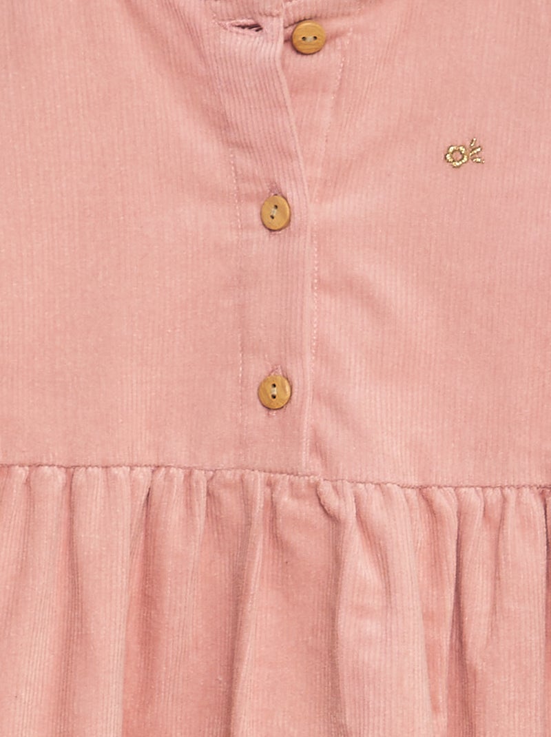 Jurk van corduroy ROSE - Kiabi