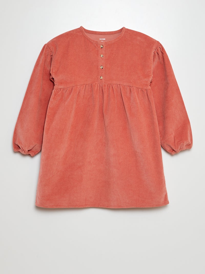 Jurk van corduroy ROSE - Kiabi