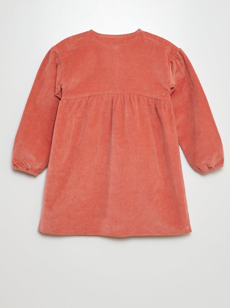 Jurk van corduroy ROSE - Kiabi