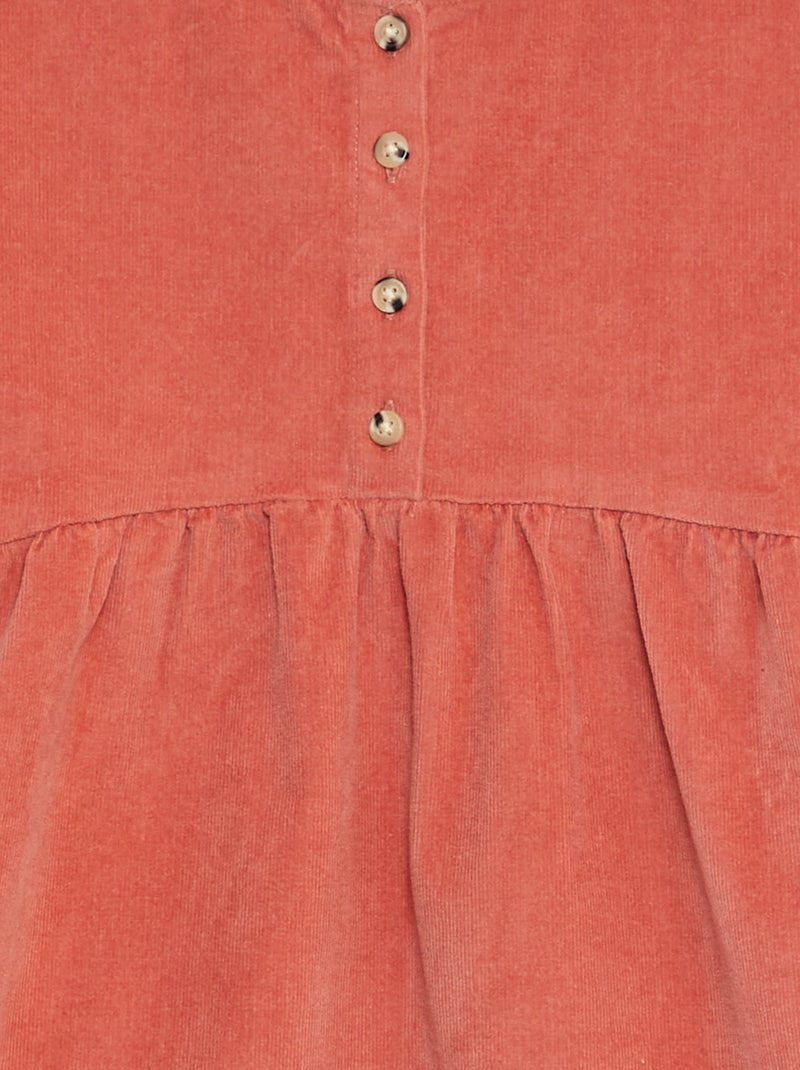 Jurk van corduroy ROSE - Kiabi