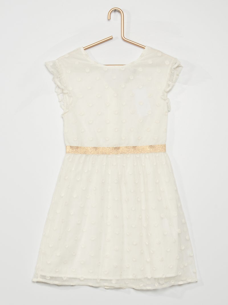 Jurk van tule WIT - Kiabi