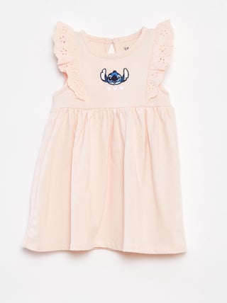 Jurkje met broderie anglaise 'Disney'