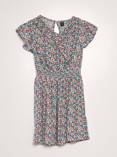 Jurkje met volants en print - Kiabi