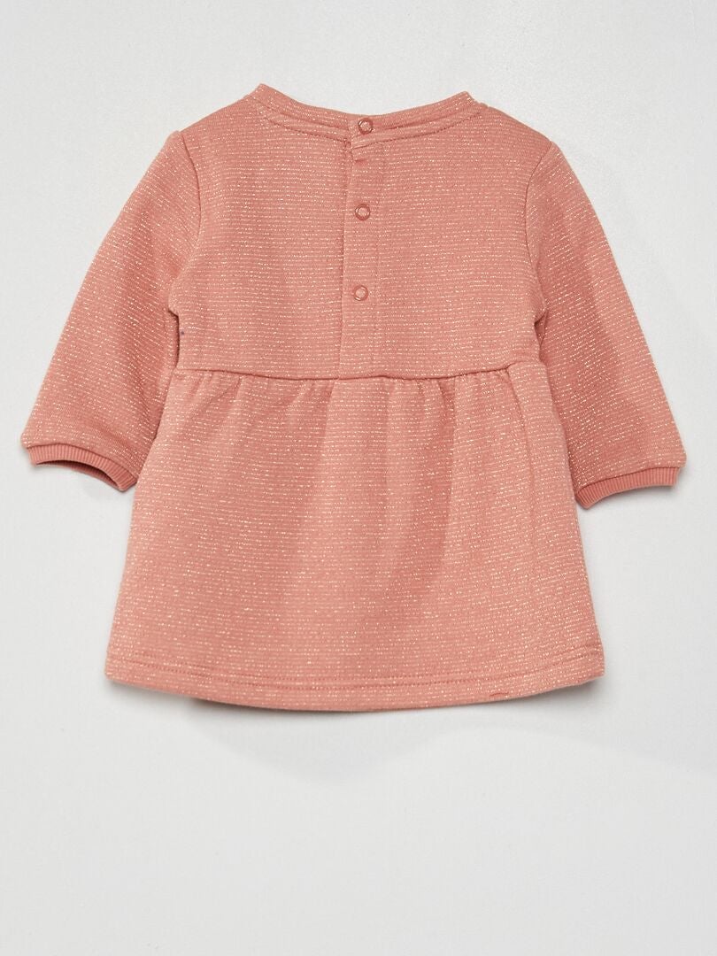 Jurkje Van Joggingstof Roze Gestreept Kiabi 9 00 jurkje-van-joggingstof-roze-gestreept-kiabi-9-00