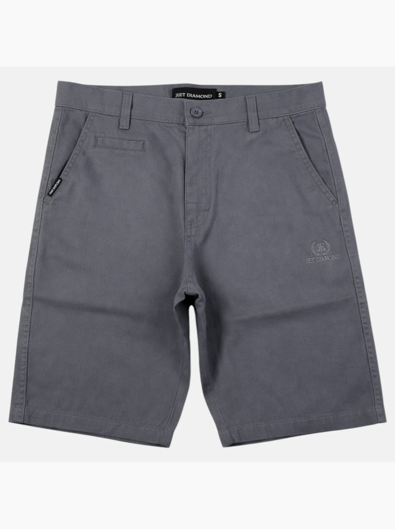 Just Emporio - Bermuda chino cargo  heren Grijs - Kiabi