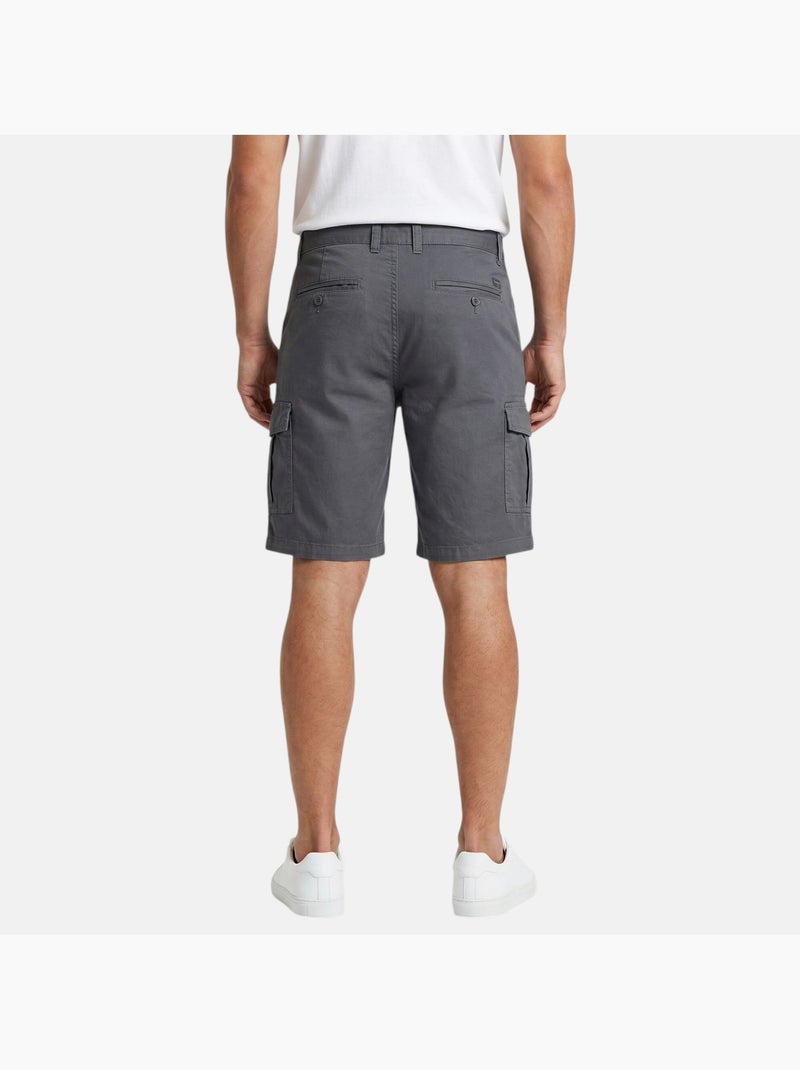 Just Emporio - Bermuda chino cargo  heren Grijs - Kiabi