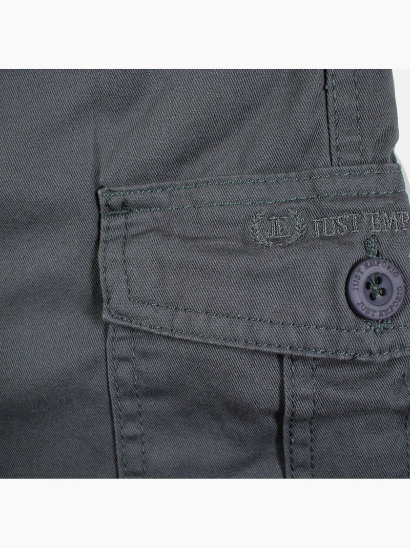 Just Emporio - Bermuda chino cargo  heren Grijs - Kiabi
