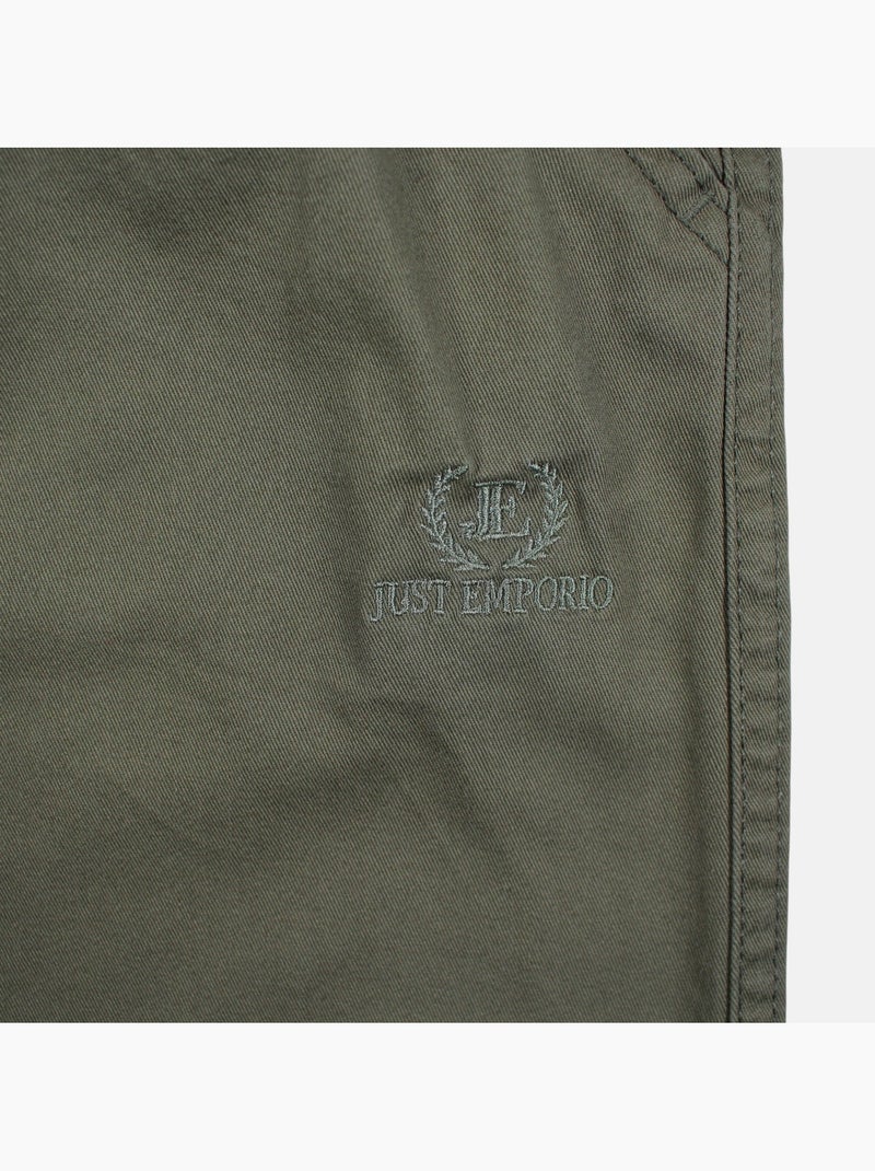 Just Emporio - Bermuda chino cargo  heren Kaki - Kiabi