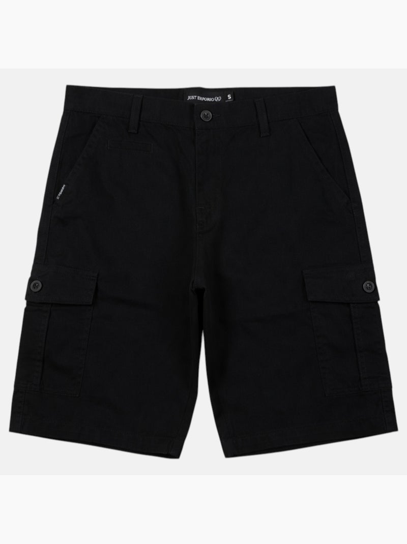 Just Emporio - Bermuda chino cargo  heren Zwart - Kiabi