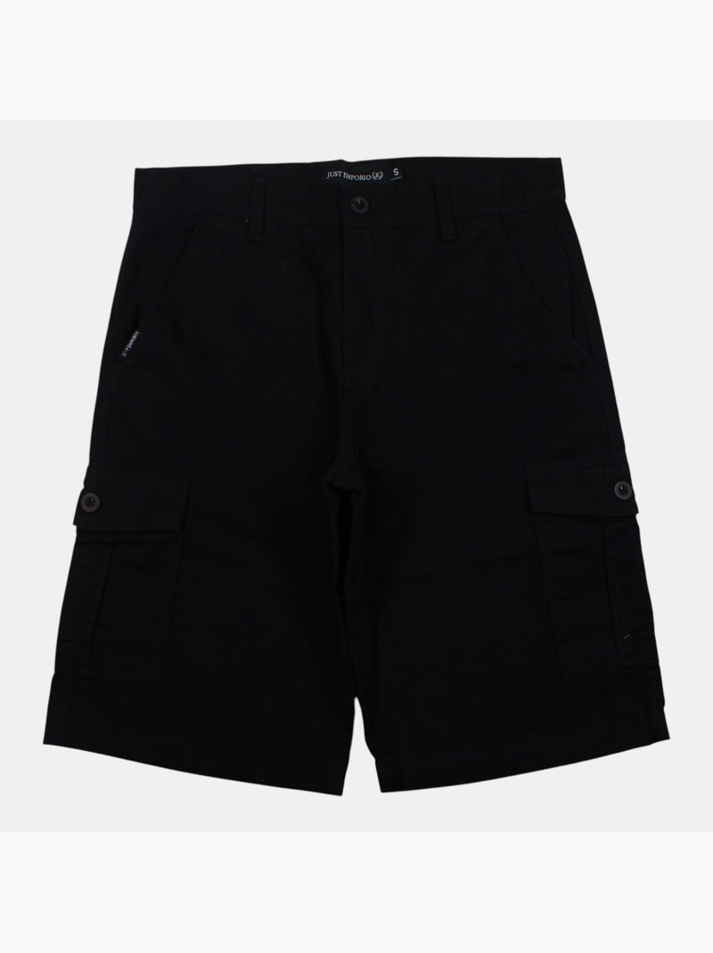 Just Emporio - Bermuda chino cargo  heren Zwart - Kiabi