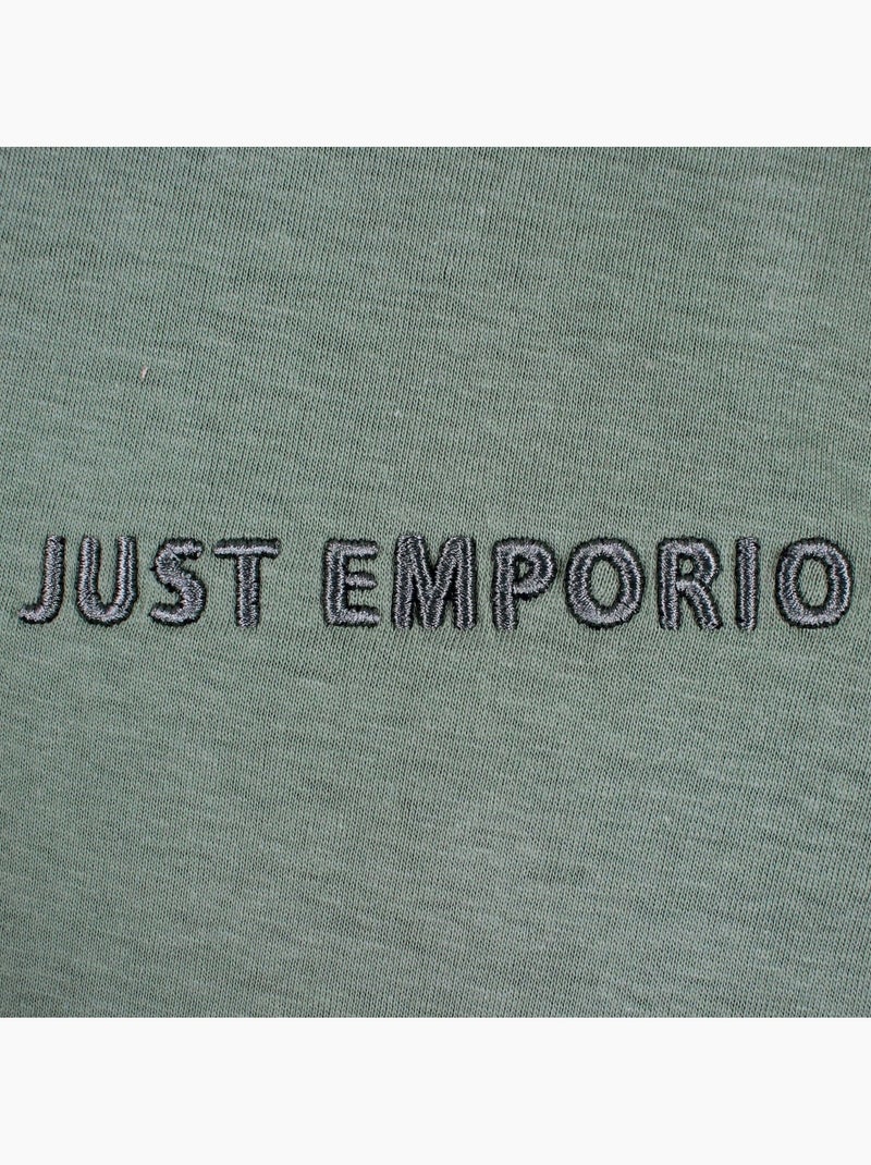Just Emporio - T-shirt korte mouwen  heren Groen - Kiabi