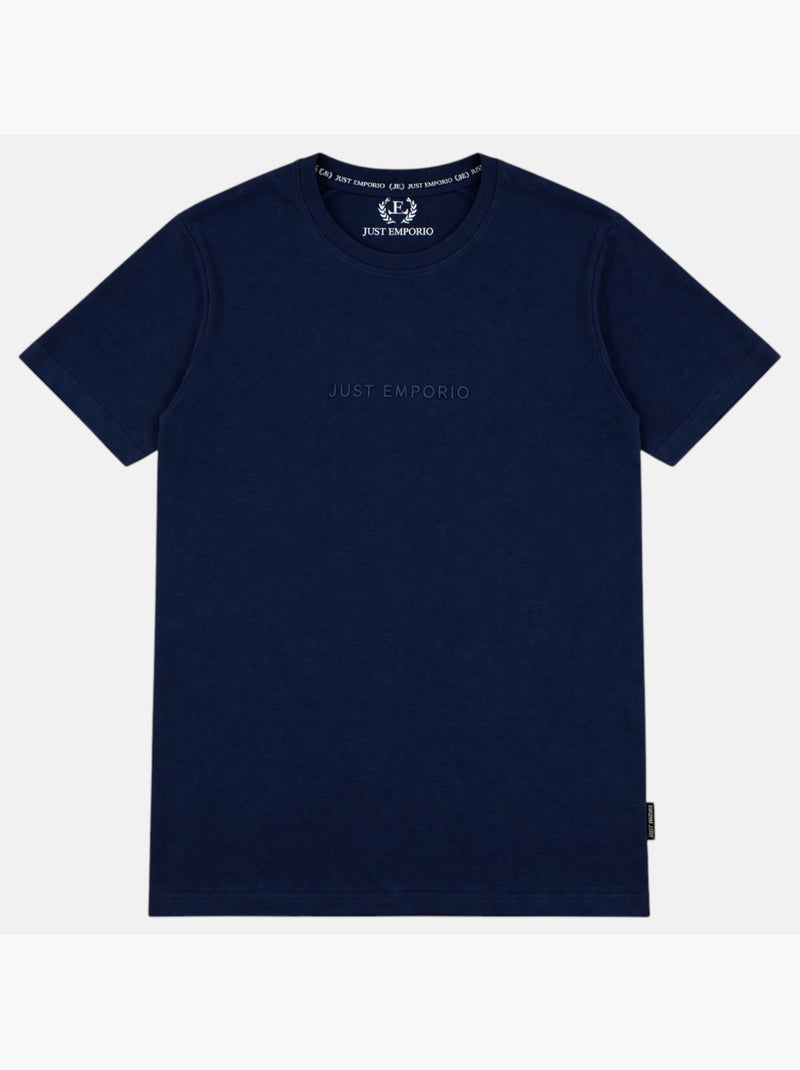Just Emporio - T-shirt korte mouwen  heren Marineblauw - Kiabi