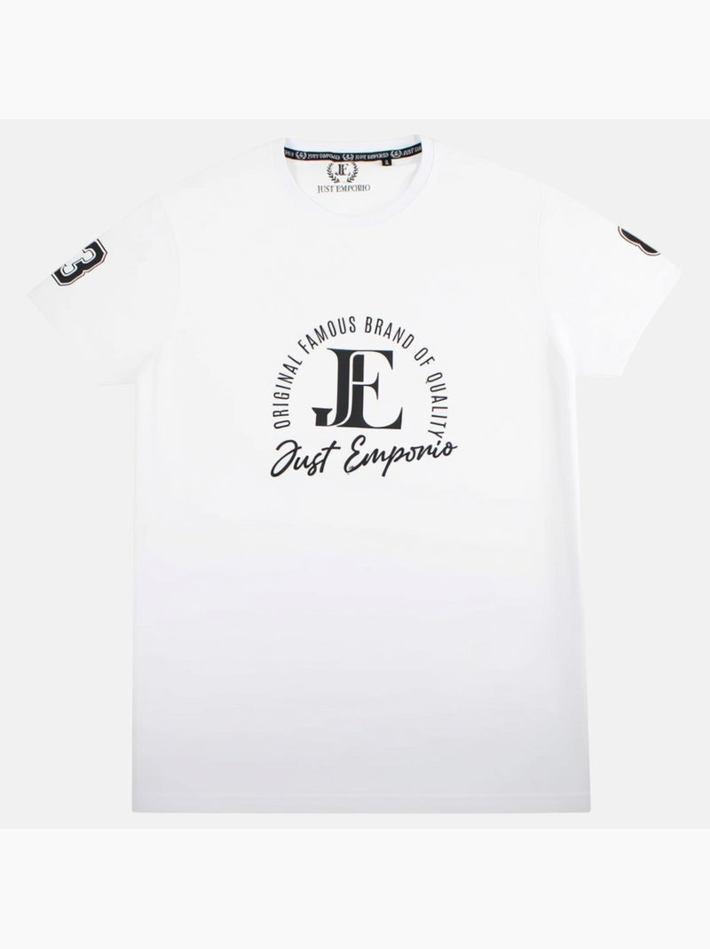 Just Emporio - T-shirt korte mouwen  heren Wit - Kiabi