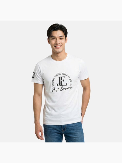 Just emporio - t-shirt manches courtes, col rond - Kiabi