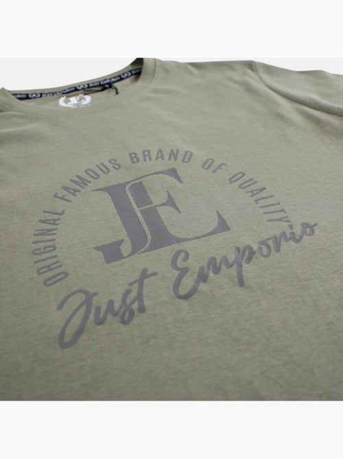Just emporio - t-shirt manches courtes, col rond - Kiabi