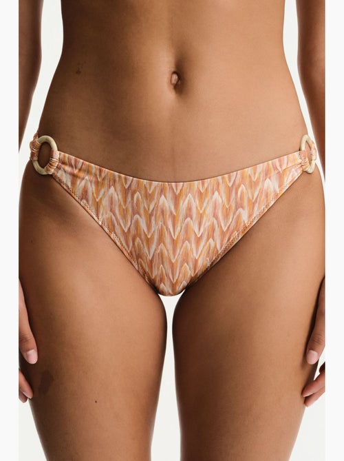 Kacie bikinibroekje met zigzagdessin aan de zijkant en middelhoge taille penti - Kiabi Kacie bikinibroekje met zigzagdessin aan de zijkant en middelhoge taille penti - Kiabi