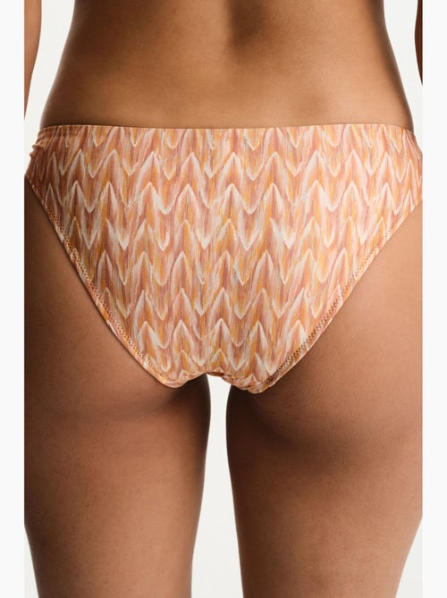 Kacie bikinibroekje met zigzagdessin aan de zijkant en middelhoge taille penti - Kiabi Kacie bikinibroekje met zigzagdessin aan de zijkant en middelhoge taille penti - Kiabi