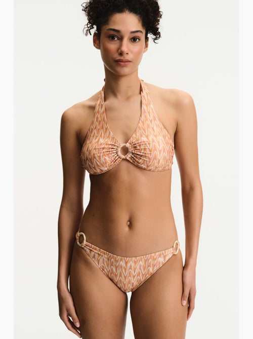 Kacie bikinibroekje met zigzagdessin aan de zijkant en middelhoge taille penti - Kiabi Kacie bikinibroekje met zigzagdessin aan de zijkant en middelhoge taille penti - Kiabi