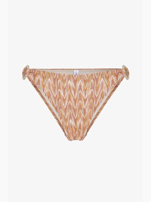 Kacie bikinibroekje met zigzagdessin aan de zijkant en middelhoge taille penti - Kiabi Kacie bikinibroekje met zigzagdessin aan de zijkant en middelhoge taille penti - Kiabi