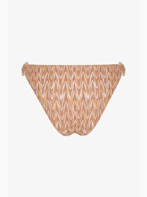 Kacie bikinibroekje met zigzagdessin aan de zijkant en middelhoge taille penti - Kiabi Kacie bikinibroekje met zigzagdessin aan de zijkant en middelhoge taille penti - Kiabi