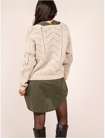 KAELLE vest met knoopsluiting