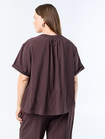 Kaftanblouse van soepele viscose