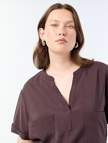 Kaftanblouse van soepele viscose