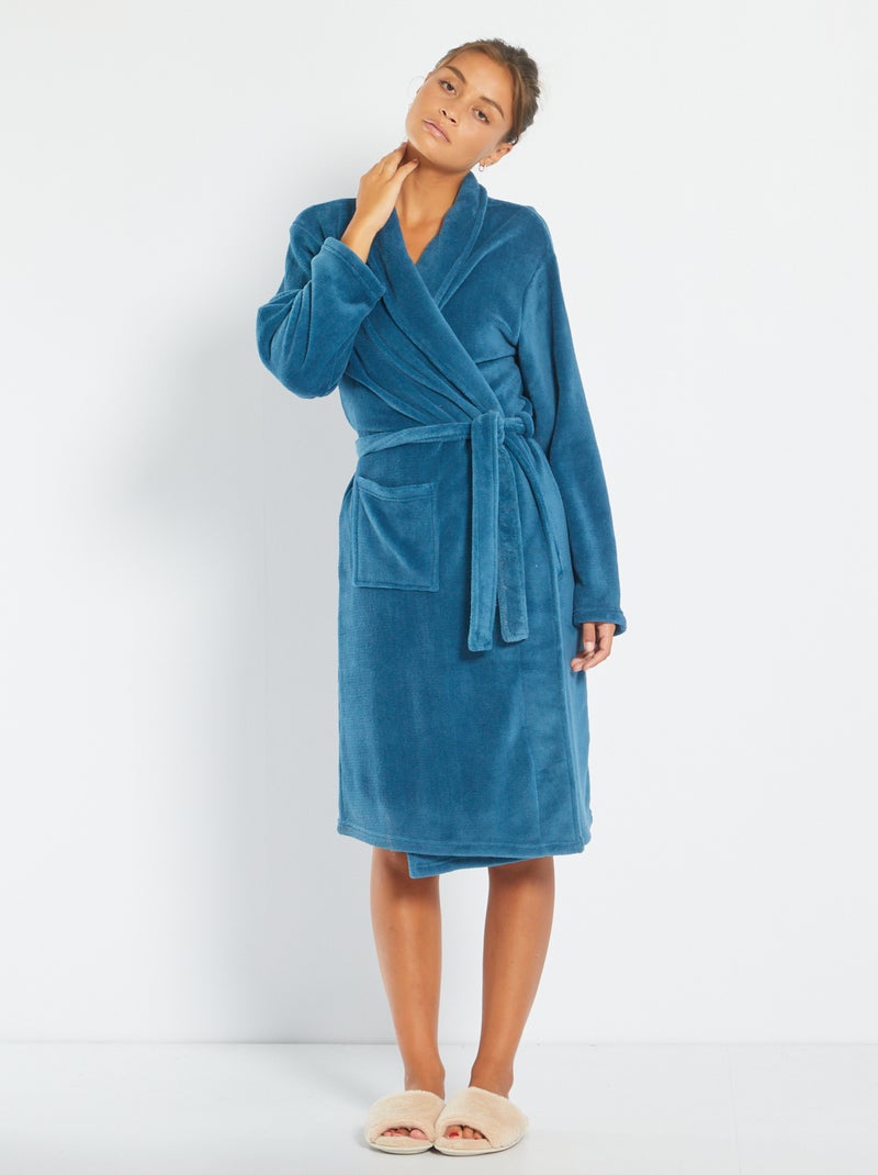 Kamerjas van badstof blauw - Kiabi