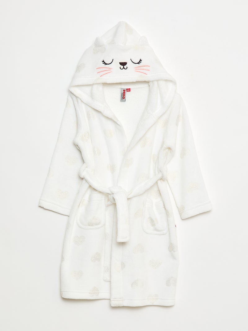 Kamerjas van fleece Wit - Kiabi