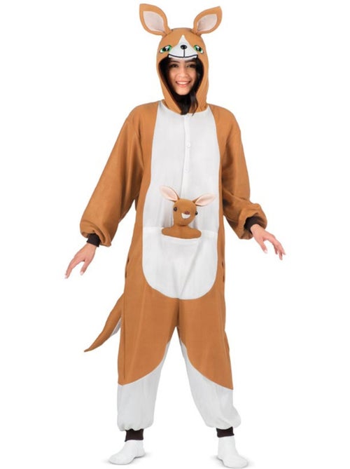 Kangoeroepak of pyjama met pluche capuchon - Kiabi