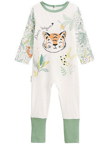 Kanha babypyjama met oprolbare voetjes