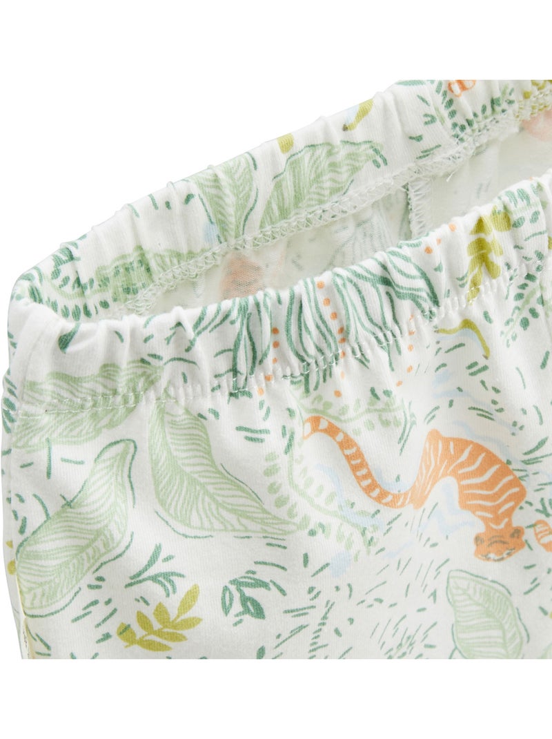 Kanha kinderpyjama met korte mouwen Groen - Kiabi