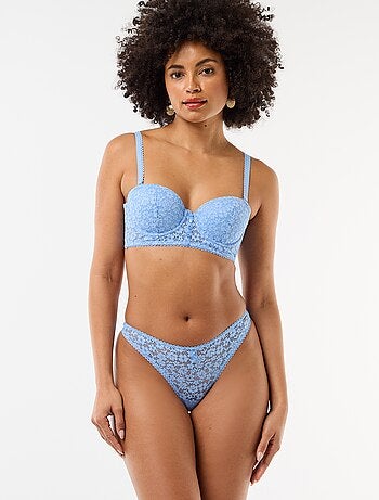 Kanten bustier beha