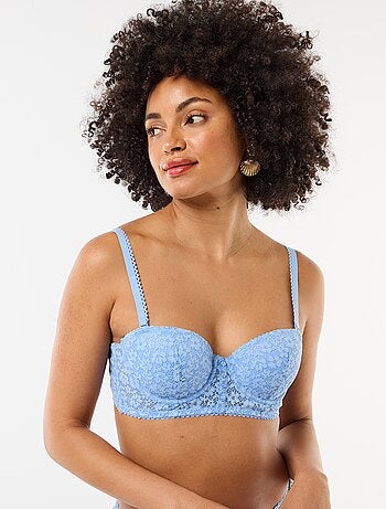 Kanten bustier beha