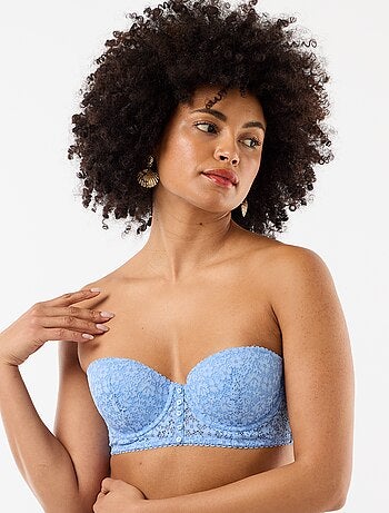 Kanten bustier beha