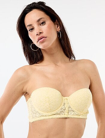 Kanten bustier beha
