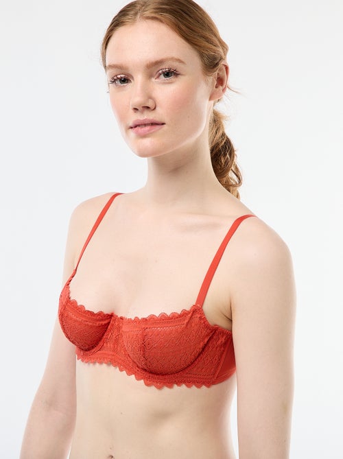 Kanten half-cupbeha - Kiabi