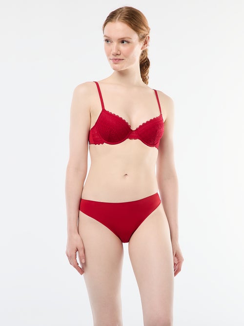 Kanten half-cupbeha - Kiabi