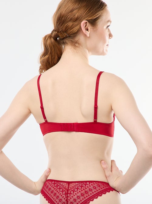 Kanten half-cupbeha - Kiabi