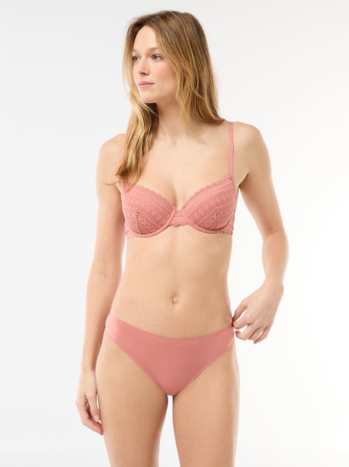 Kanten half-cupbeha - Kiabi